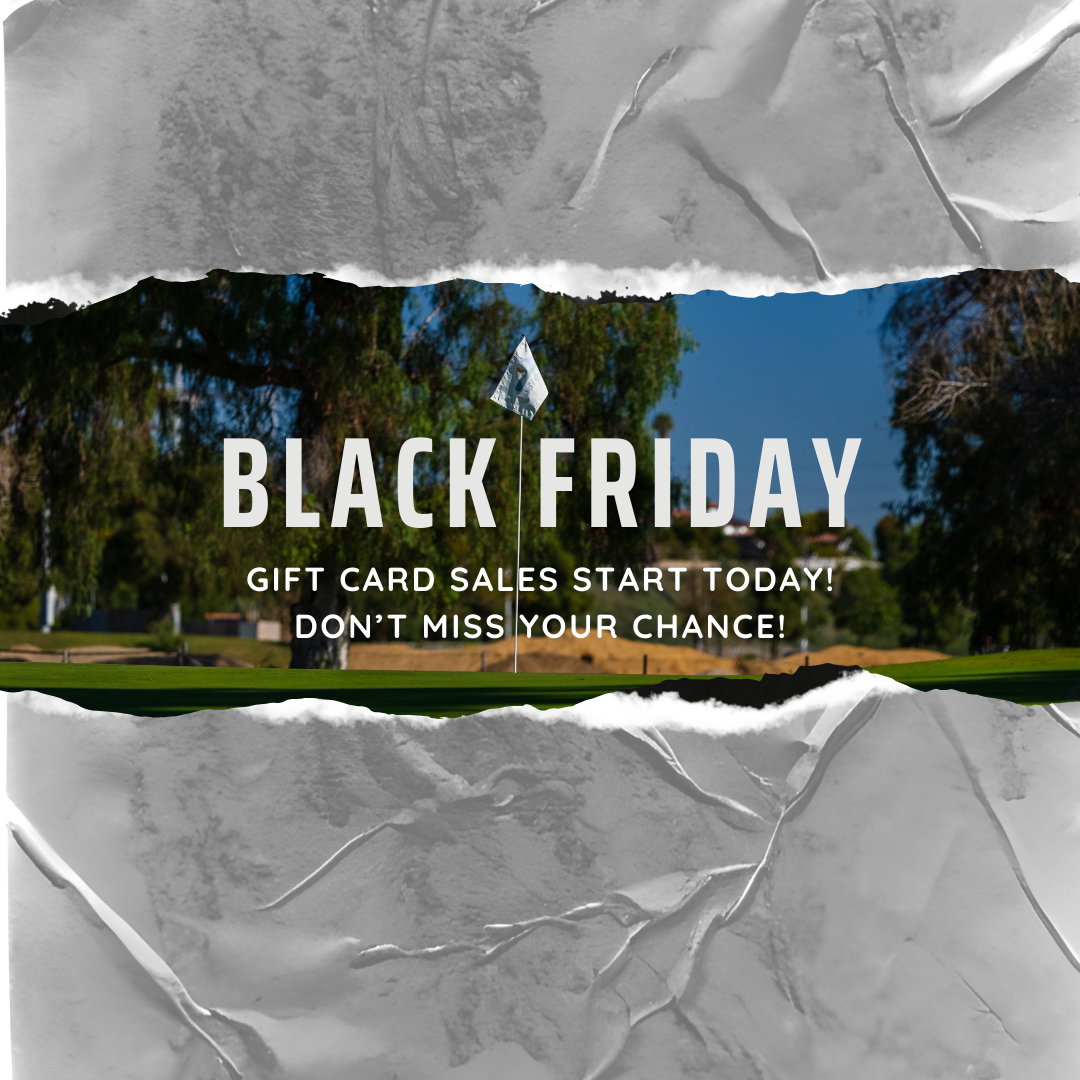 Black Friday Golf Promo